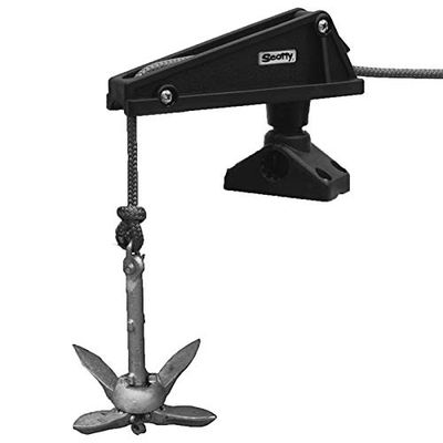 Scotty 276 Ankerslot w/ 241 Side Deck Mount, ZWART