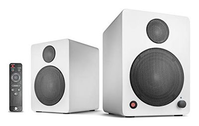 Wavemaster Cube Mini Neo White - Sistema di Altoparlanti da Scaffale (36W) con Streaming Bluetooth, Connessione Digitale e Telecomando IR (66371) – Bianco