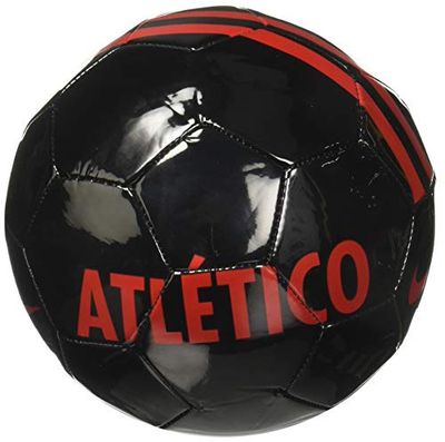 Nike ATM NK SPRTS, Pallone da Calcio Unisex – Adulto, Black/(Sport Red), 5