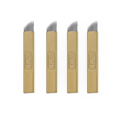 Pro Beauty Supplies 14 Needle Microblade Needle For Semi Permanent Make Up, 5 Piece X