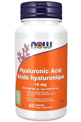 Hyaluronic Acid 15mg & MSM 60vcap