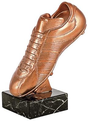 Art-Trophies TP413 Troféu desportivo de futebol, cobre, 25 cm