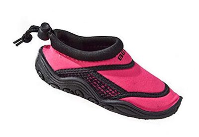 Beco Surf- und Badeschuhe-92171 - Scarpe da Scogli Unisex Bambini, Rosa (Pink/Schwarz 40_Rosa), 22 EU