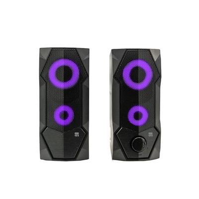 Xtreme videogames Enceinte USB Twin Boîtier avec LED RGB pour PC 33207