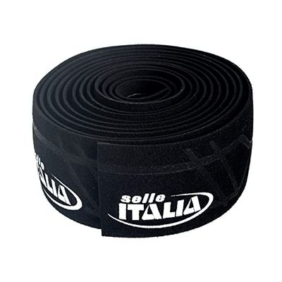 Selle Italia Unisex vuxen styrband Smootape Gran Fondo Gel 2,5 mm, svart, en storlek