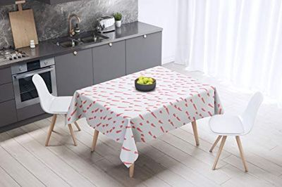 Bonamaison Kitchen Decoration, Tablecloth, Random Pattern, 140 x 140 Cm - Designed and Manufactured in Turkey