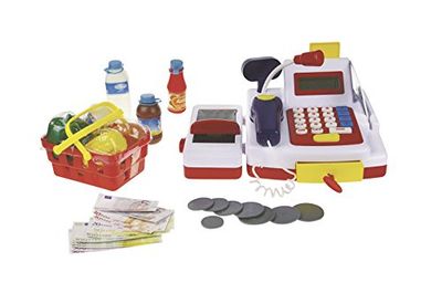 Happy People Caisse enregistreuse, Multicolore, Enfant, Kasse, Manuel, Plastique, Unisexe, Toys_and_Games