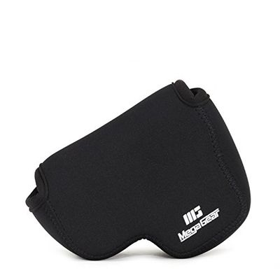 MegaGear Nikon Coolpix L340 MG784 Capa de neoprene ultraleve para câmara, com mosquetão, cor preta, MG784