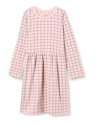 Pinokio Baby-meisje met lange mouwen jersey jurk, Roze Romantic, 110 cm