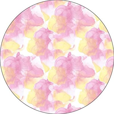 Bonateks, Round Digital Printed Mouse Pad, Non-Slip Base, for Office and Home, Diameter:22cm