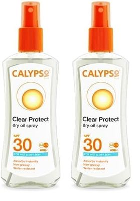 Calypso Dry Oil Wet Skin with SP30 (Pack of 2)