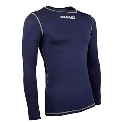 Rhino Unisex's Tagless Baselayer, marine, X-Large