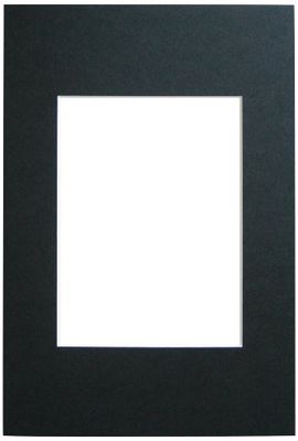 walther Design PassepArtouts Black for Frame size: 30 x 40 cm, Picture size: 20 x 30 cm PassepArtouts PA041B, Chamois
