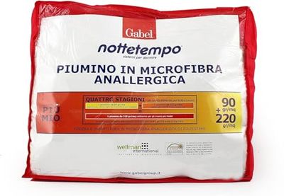 Gabel Nottetempo Donsdeken, polyester, wit, Frans bed