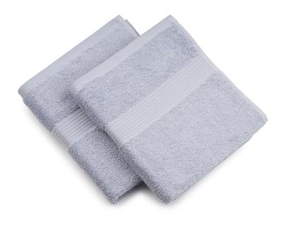Gözze Handtuch, 2er Set, 50/100 cm, New York, silber