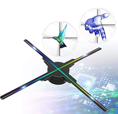 Wifi-projektor, Bluetooth, hologram app, hologramprojektor, WiFi 3D, 65 cm 1152 x 1152 dpi 3D-projektion, WiFi köpcentrum, bio, flygplatser, butiker