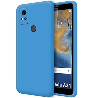 Tumundosmartphone Funda Silicona Líquida Ultra Suave para ZTE Blade A31 Color Azul