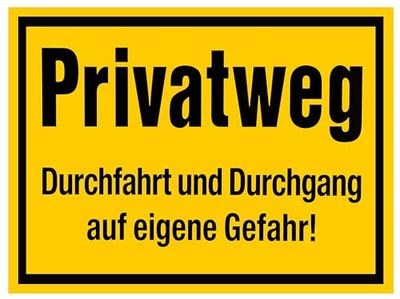 Private Path, Through and Through at Your Own Risk
