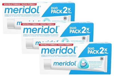 meridol Dentifricio Protezione Gengive, 2 Confezioni da 75 ml (Confezione da 3)