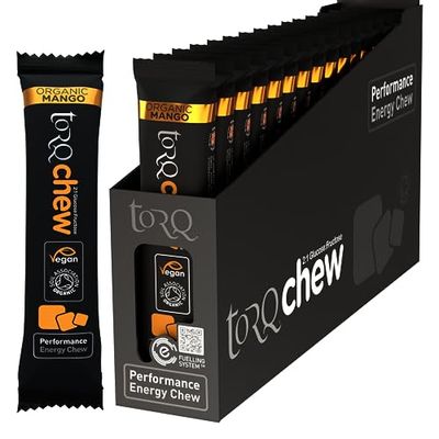 TORQ Chew Lot de 15 Barres énergétiques N/A Noir