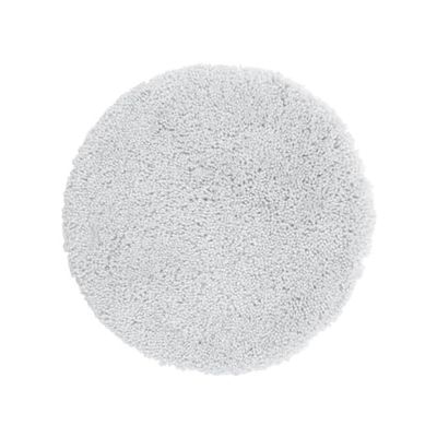 Spirella Round 60, colección White Highland, Alfombrilla de Ducha, 100% Poliéster-Microfibra