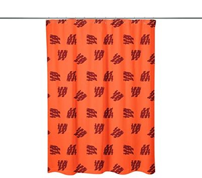 Bonamaison, Rideau de Douche Imprimé Numériquement, Anneaux de Rideau de Douche Inclus, 1 Pièce, 140X200 Cm - Conçu et fabriqué en Turquie