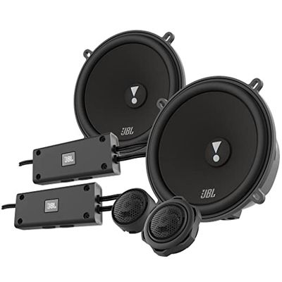 JBL Stadium 52CF Ensemble de Haut Parleur Voiture à 2 Voies Composants 13 cm de Harman Kardon - Système Audio de Enceinte Voiture 240 Watts - Hauts parleurs de 133 mm avec tweeters et filtres séparés