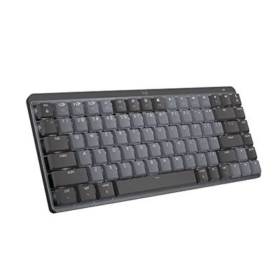 Logitech MX Mechanical Mini Tastiera Retroilluminata Wireless per Mac, ‎Francese AZERTY - Space Grey