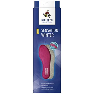 Shoeboy's Sensation, invernali, 1 paio di solette termiche da donna con memory foam, adatte a qualsiasi misura del piede