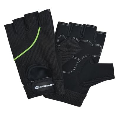 Schildkröt Fitness Fitness Handschoenen Classic, keuze uit verschillende maten (S-M/L-XL), zwart-groen, 960152