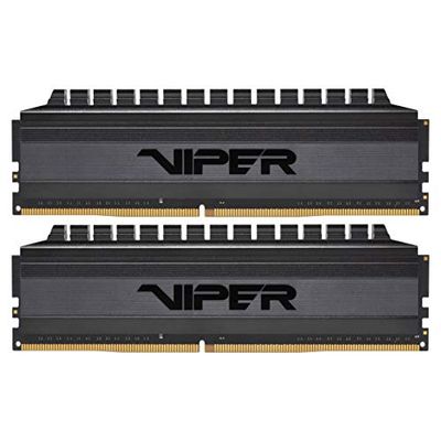 Patriot Viper Blackout RAM Series DDR4 16GB (2 x 8GB) 3000MHz CL16 Kit di Memoria Gaming XMP 2.0 Nero