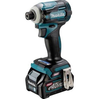 Makita TD001GD201 - Atornillador de impacto inalámbrico (40 V máx./2,5 Ah, 2 baterías + cargador)