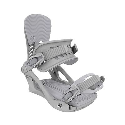 K2 Snowboarding Cassette Fixation de Snowboard Femme, White, S (EU: 33.5-39 / US: 3-7.5 / Mondo: 200-245)