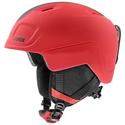 uvex heyya pro - skihelm voor kinderen - individueel passysteem - geoptimaliseerde ventilatie - race red matt - 54-58 cm