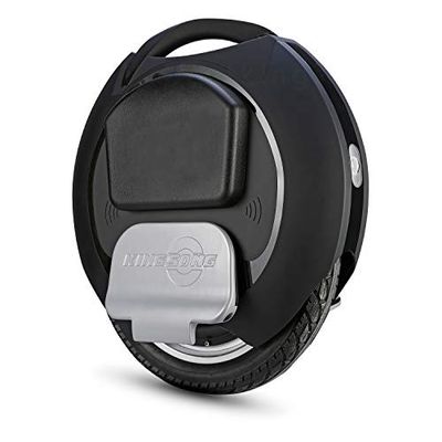 KINGSONG Gyroroue KS-16S 840 Wh, voor volwassenen, zwart, motor 1200 W, bereik tot 75 km, 35 km/u, opblaasbare band, 45 cm, luidspreker en Bluetooth