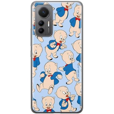 ERT GROUP mobiltelefonfodral för Xiaomi 12 LITE originalt och officiellt licensierat Looney Tunes mönster Porky Pig 001 optimalt anpassad till formen på mobiltelefonen, fodral tillverkad av TPU-plast