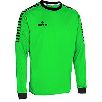 Derbystar Hyper - Maglia da Portiere Unisex, per Bambini, 164 EU, Colore: Verde