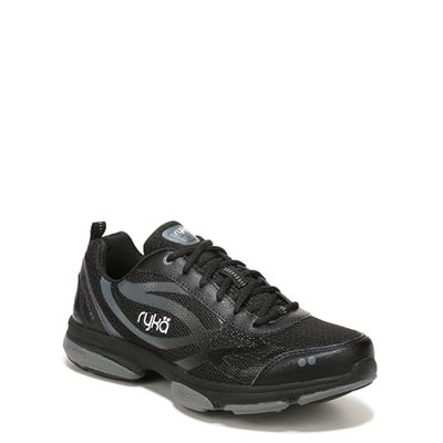 Ryka Femme Devotion XT Chaussure athlétique Tout Sport, Noir, Blanc, Noir, météorite, Blanc, 38.5 EU Large