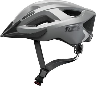 ABUS Aduro 2.0 Stadshelm - Allround Fietshelm met Sportief Design voor Stadsverkeer - Voor Dames en Heren - Zilver, Maat L