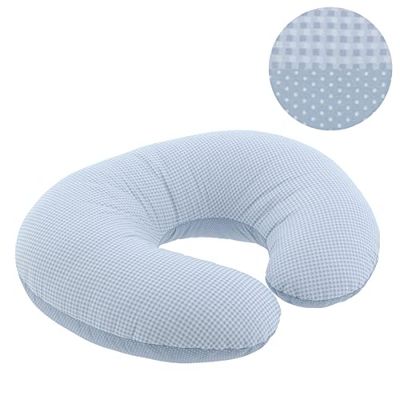 Cambrass - Cojin De Lactancia 53x45x10 cm Vichy10 Celeste