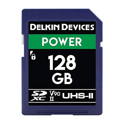Delkin Devices 128GB Power SDXC UHS-II (U3/V90) Memory Card