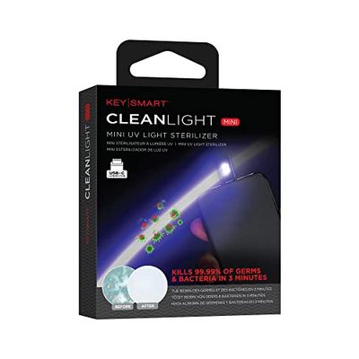 KeySmart CleanLight™ Mini esterilizador de luz UV portátil USB-C