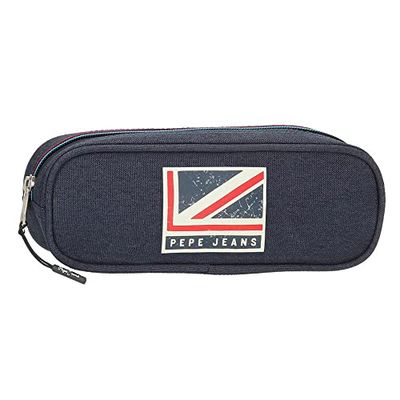 Pepe Jeans Aidan Étui bleu 22 x 7 x 3 cm Polyester