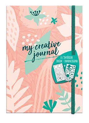 Clairefontaine - Ref 97403C - My Creative Journal (104 Sheets) - A5 (148 x 210mm) in Size, 8 Index Sheets, 90gsm Vellum Paper, Stencils Included - Sweetie Design