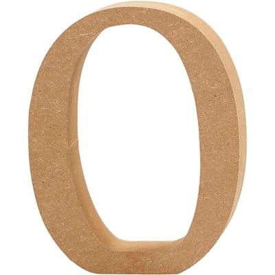 Number, H: 8 cm, MDF, 0, 1pc