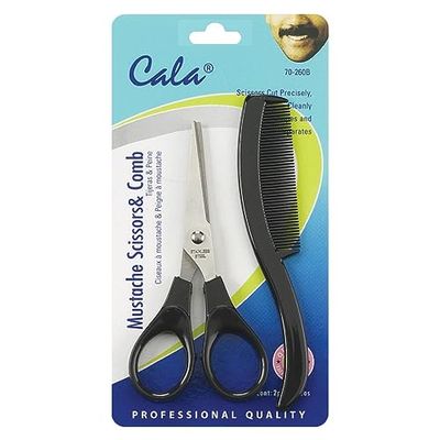 CALA. Tijeras y Peine para el Bigote Mustache Scissors & Comb