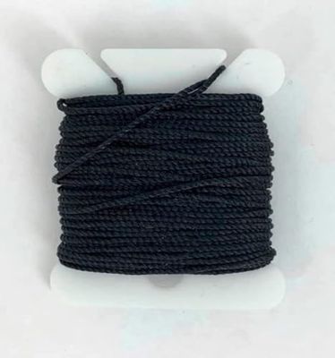 Takelgaren, zwart, 1,5 mm x 4,57 meter