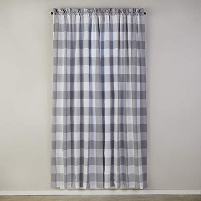 SKL Home by Saturday Knight Ltd. Grandin Curtain Panel, 40x84, Gray/White