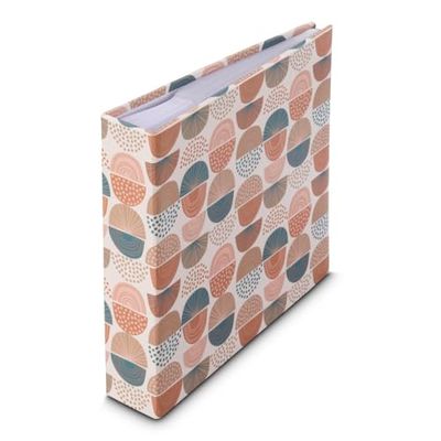 Hama Album Photo pochette et zone Mémo "Designline II" (200 photos 10x15cm,100 pages, Format 22.5x22cm, Pochette carte mémoire, Couverture Rigide avec Garnissage) Multicolore