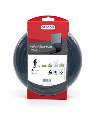 Oregon Square Nylium 109522E Heavy Duty Trimmer Line for Dry Vegetation On Rocky Ground, 3.0 mm x 40 m